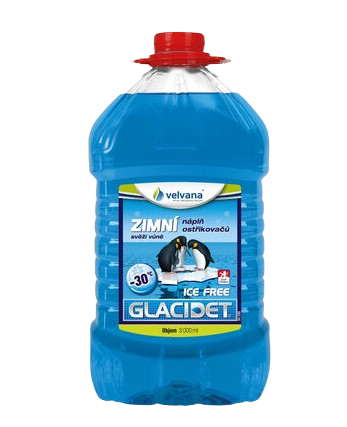 Glacidet Ice Free zimní směs do ostřikovačů -30°C 3l