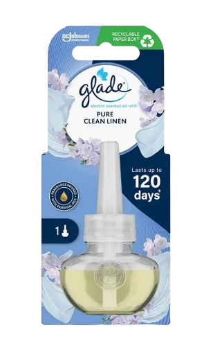 Glade electric Pure clean linen 20ml, náplň 1ks