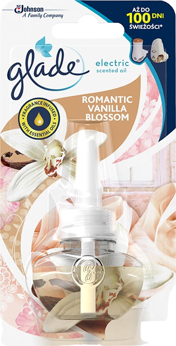 Glade electric Romantic Vanilla Blossom 20ml, náplň 1ks