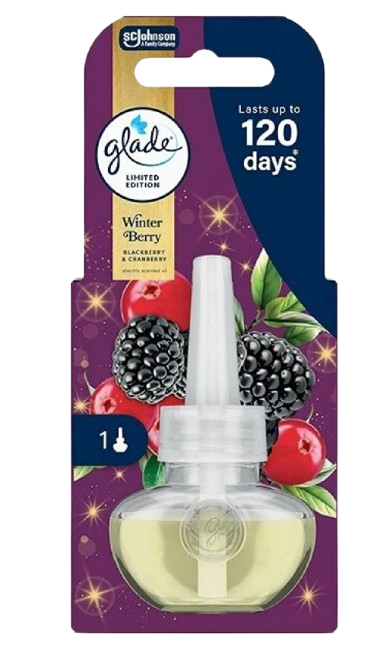 Glade electric Winter berries 20ml, náplň 1ks