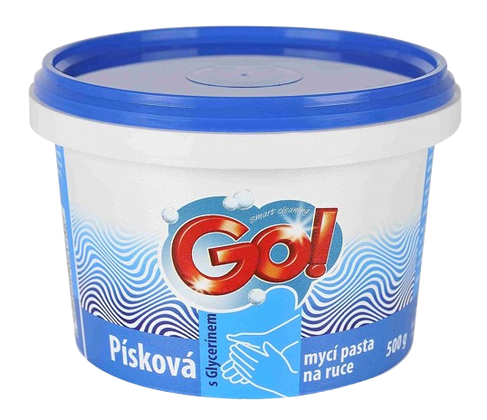 GO! mycí písková pasta 500g, na ruce