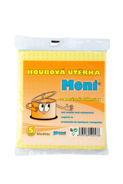 Houbová utěrka 5ks Moni (578) 16x18cm