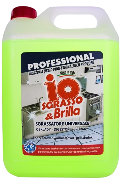 IO SGRASSO & BRILLA 5l profesionální univerzální čistící prostředek