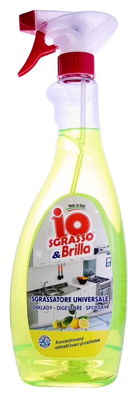 IO SGRASSO & BRILLA 750ml univerzální odmašťovač a čistič MR