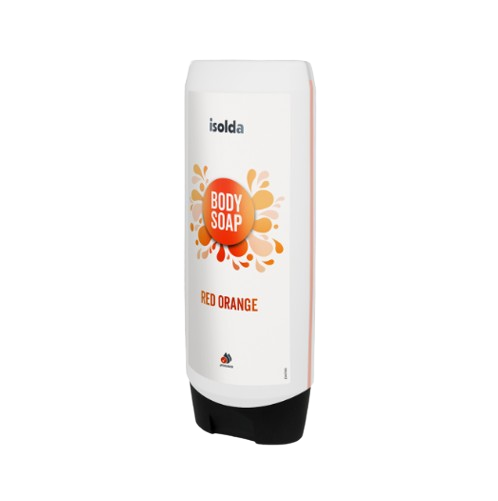 ISOLDA Red orange body soap CLICK&GO! 550ml, tělové mýdlo