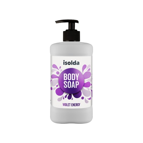 ISOLDA Violet energy body soap 400ml, tělové mýdlo