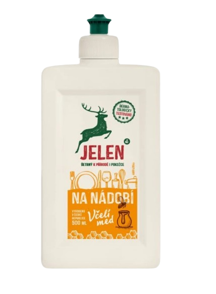 Jelen na nádobí 500ml včelí med