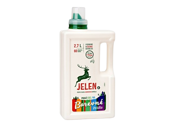 JELEN prací gel na barevné prádlo 2,7l