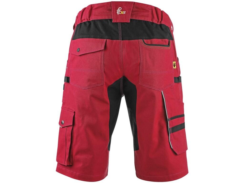 Kraťasy CXS STRETCH pánské červeno-černé