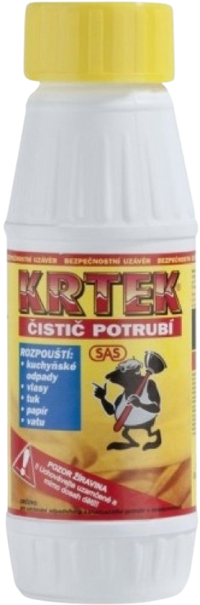 KRTEK čistič odpadů a potrubí 270g