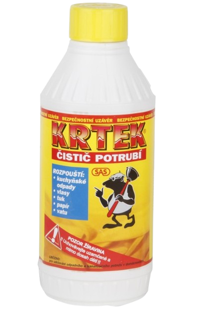 KRTEK čistič odpadů a potrubí 900g