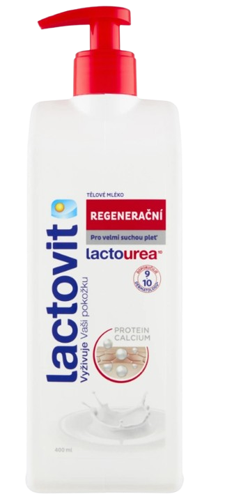 Lactovit lactourea tělové mléko 400ml Regenerační