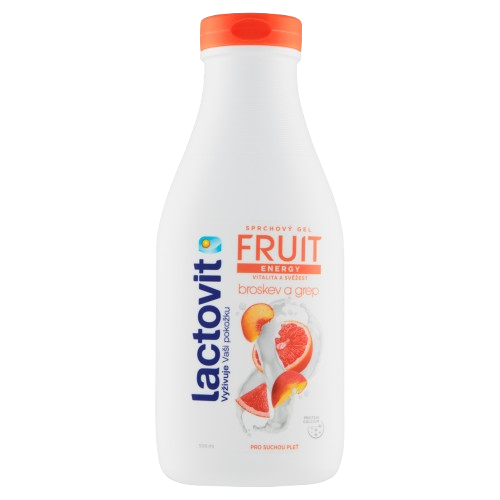 Lactovit sprchový gel energy fruit Broskev 500ml