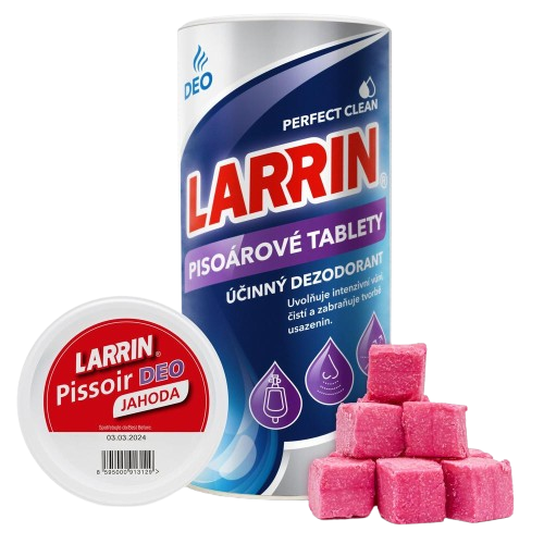 LARRIN WC pissoir DEO Jahoda 900g DEO tabs (36 tablet)