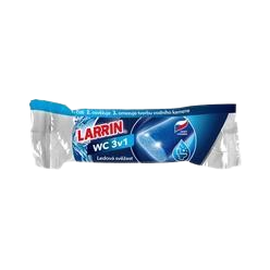 LARRIN WC Plus 3v1 modrý závěs Ledová svěžest 40g náplň