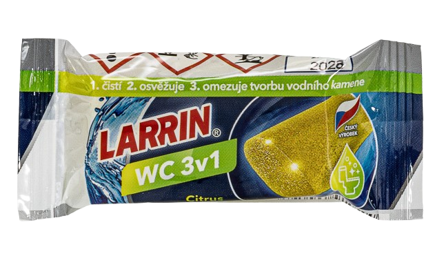 LARRIN WC Plus 3v1 závěs Citrus 40g náplň