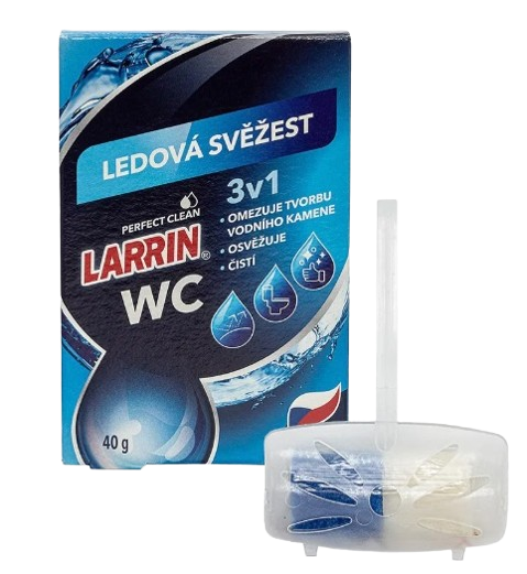 LARRIN WC závěs 3v1 Ledová svěžest (komplet, blistr) 40g