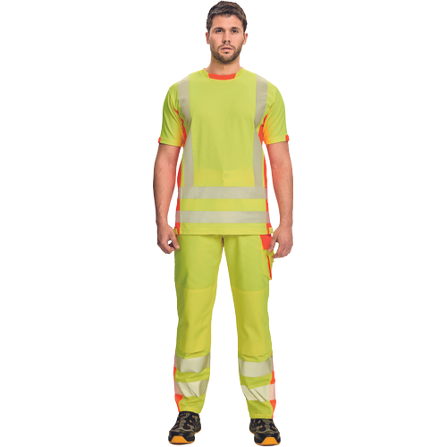 LATTON HV tričko žlutá/oranžová