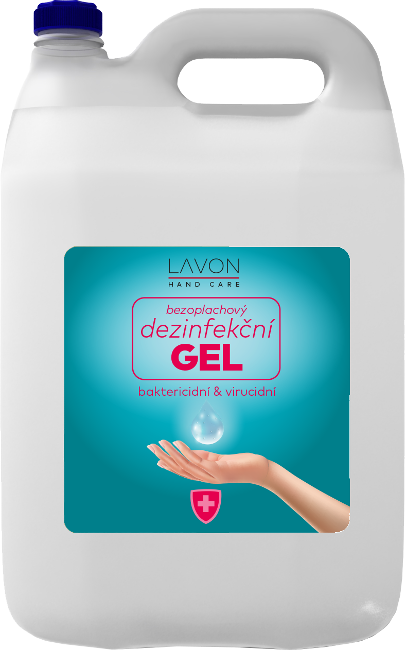LAVON bezoplachový dezinfekční gel 5l