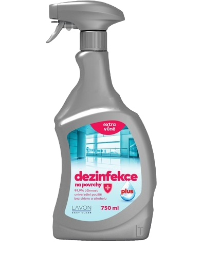 LAVON dezinfekce na povrchy PLUS bez chloru a alkoholu 750ml