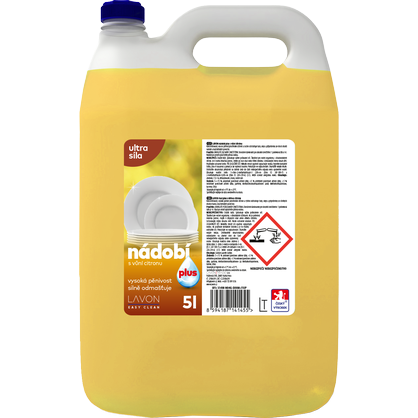 LAVON nádobí PLUS 5l s vůní citronu