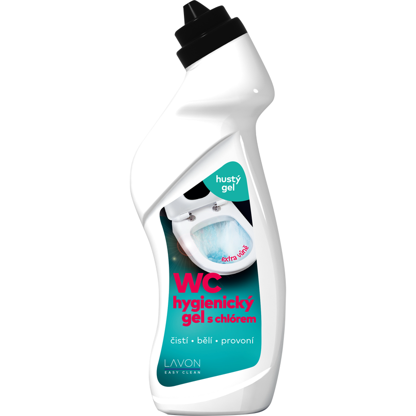 LAVON WC hygienický gel s chlórem 750ml