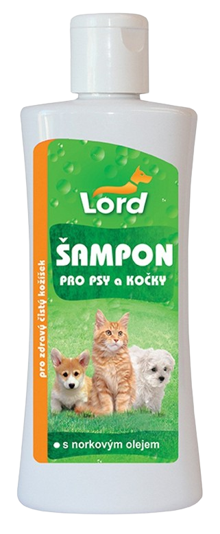 Lord šampon s norkovým olejem 250ml pro psy a kočky