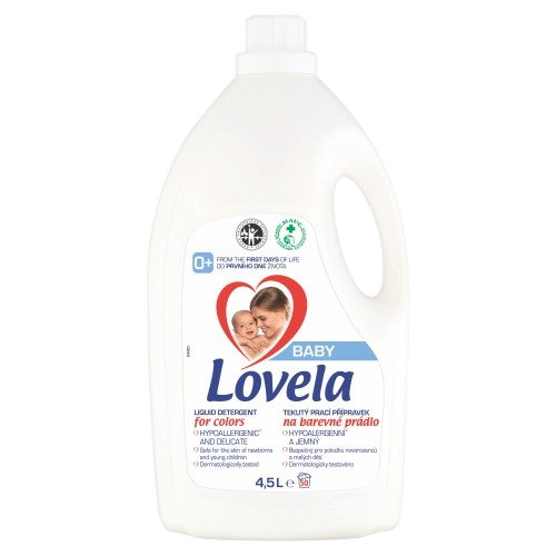 Lovela tekutý prací přípravek na barevné prádlo 4,5l/50PD
