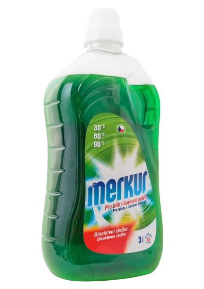 Merkur gel pro bílé i barevné 3l/60PD