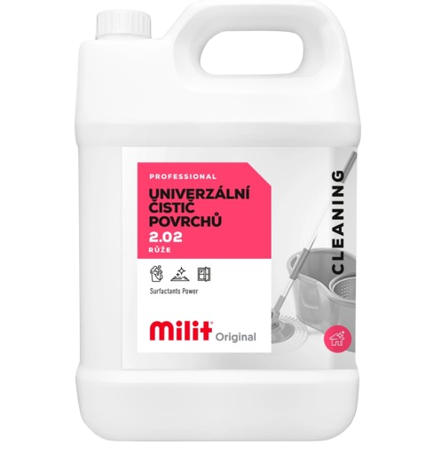 Milit Original-univerzální čistič povrchů 5l růže