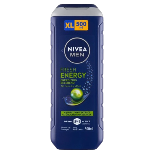 NIVEA MEN sprchový gel 500ml Energy 3v1