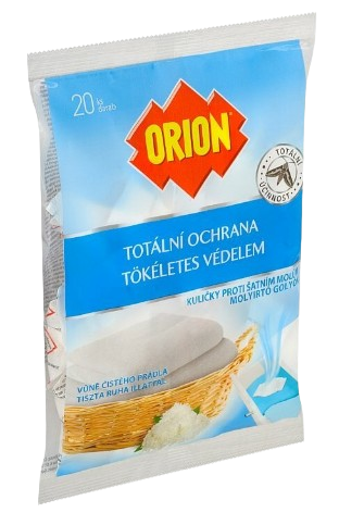 ORION Fragrance kuličky proti molům-Čisté prádlo 20ks