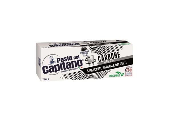 PASTA DEL CAPITANO ZUBNÍ PASTA - CHARCOAL 75 ML