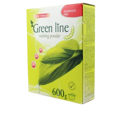 Prací prášek Green Line Gentle 600g=7PD univerzální