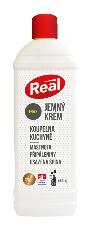 Real jemný krém FRESH 600g, tekutý jemný krém