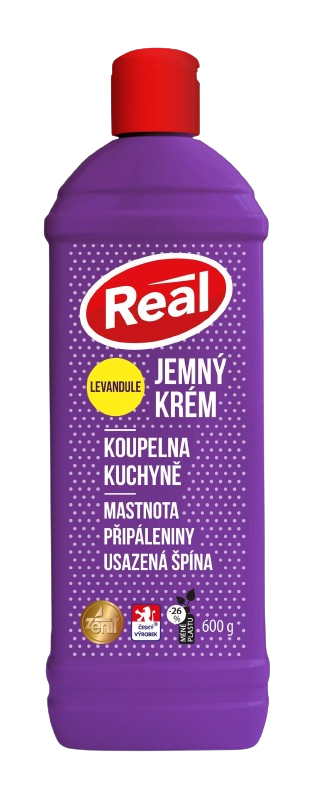 Real jemný Levandule 600g, čistící krém