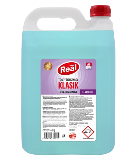 Real KLASIK Levandule 6kg, tekutý čistící krém