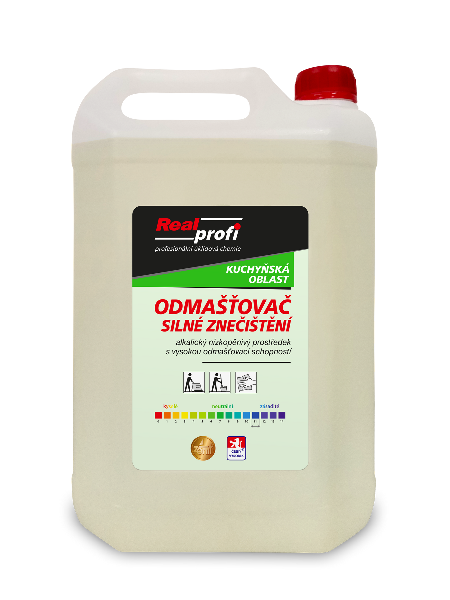 Real profi odmašťovač silné znečištění 5l