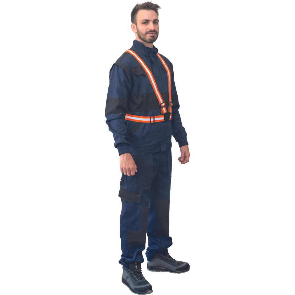 REFROX Reflexní elastický kříž HV oranž