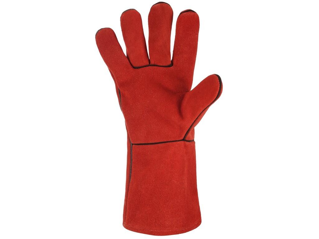 Rukavice CXS PATON RED svářecí červené