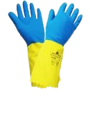 Rukavice úklidové XS s bavlněnou výplní DUOCOLOR 330