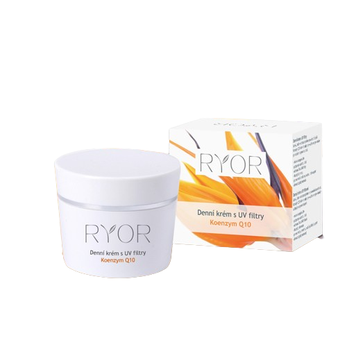 RYOR Denní krém s UV filtry a Q10 50ml kelímek