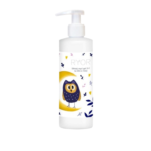 RYOR Dětský mycí gel 2v1 na tělo a vlasy 200ml
