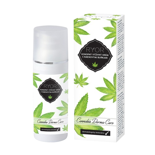RYOR Konopný výživný krém s kmenovými buňkami 50ml dávkovač