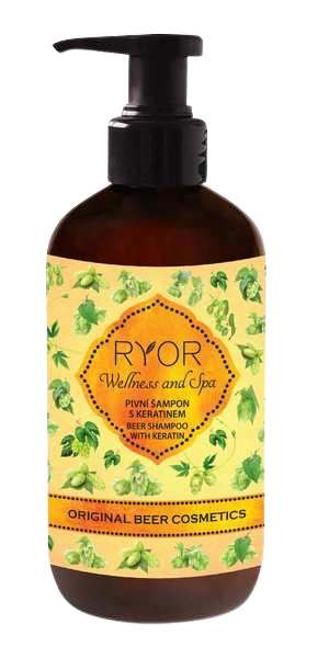 RYOR Pivní šampon s kreatinem 250ml dávkovač