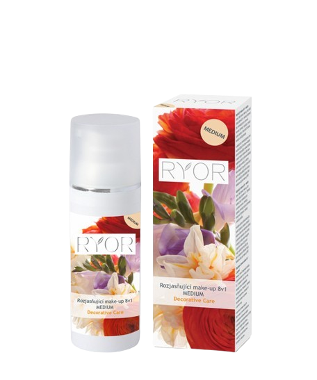 RYOR Rozjasňující make-up 8v1 MEDIUM 30ml dávkovač 30ml