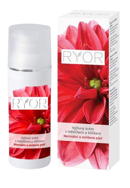 RYOR Výživný krém s měsíčkem a klíčkem 50ml dávkovač