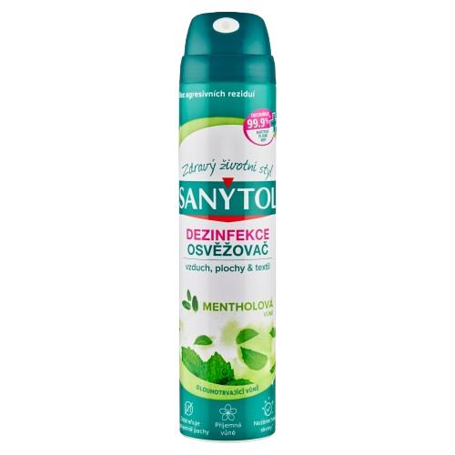 SANYTOL dezinfekce osvěžovač vzduchu Mentolová vůně 300ml