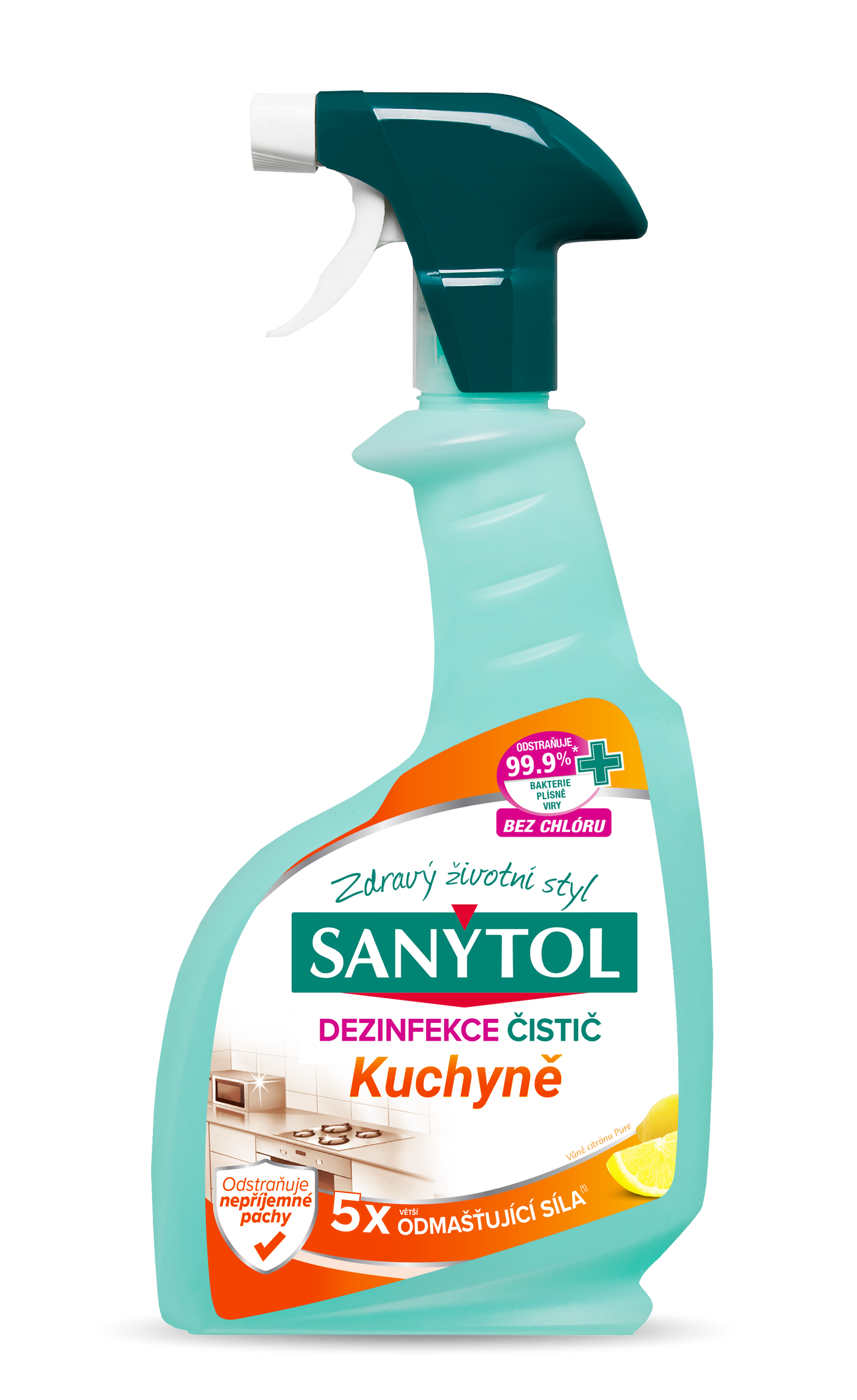 SANYTOL dezinfekční čistič na kuchyně 500ml Citron