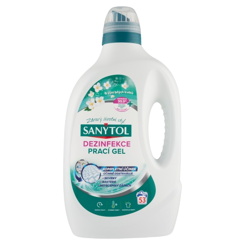 SANYTOL dezinfekční prací gel 53PD Bílé květy